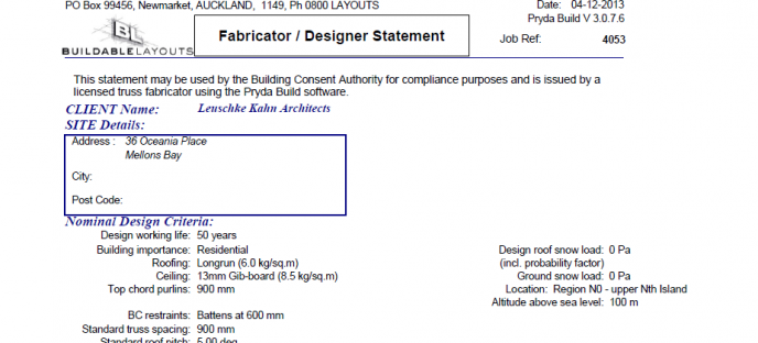 What Information is Needed to Get a Truss PS1?